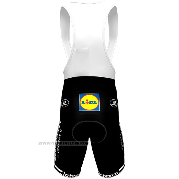 2021 Maillot Cyclisme Deceuninck Quick Step Champion Danemark Manches Courtes et Cuissard